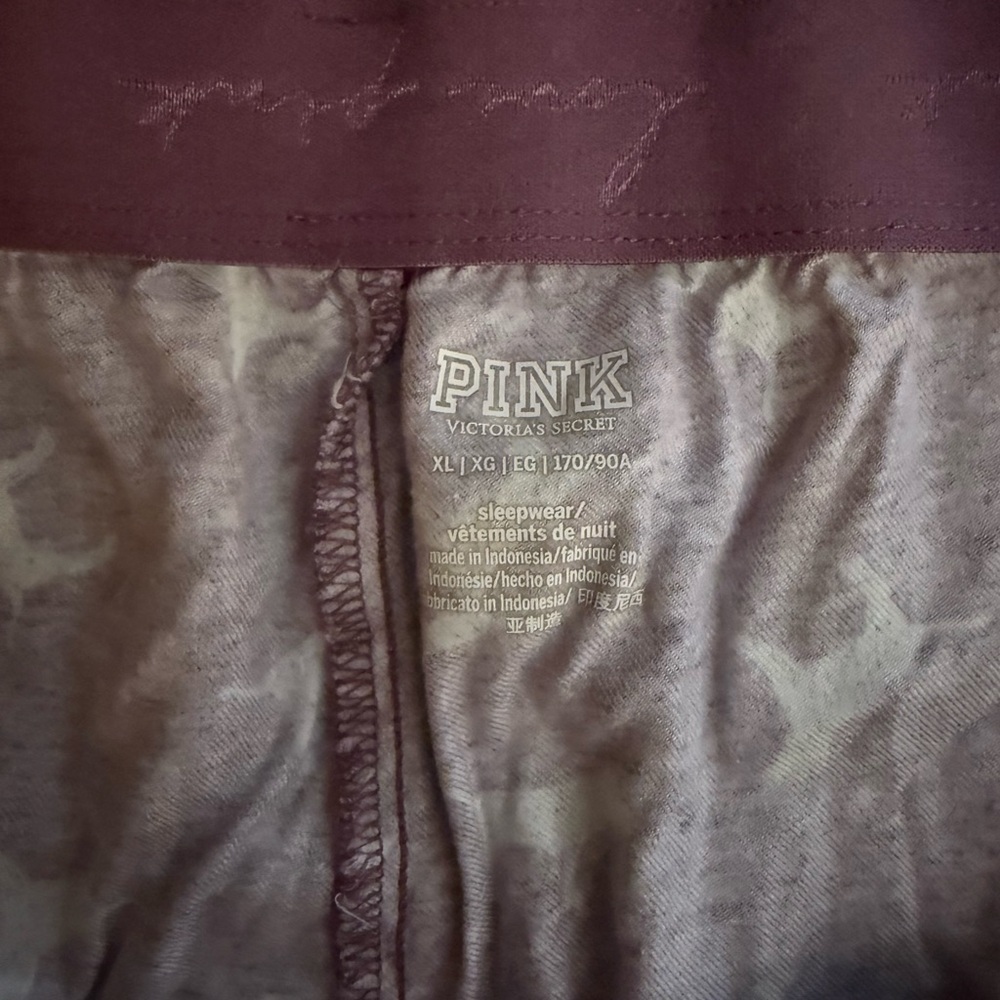 PINK Victoria's Secret Purple Sleepwear Shorts - Picture 2 of 3